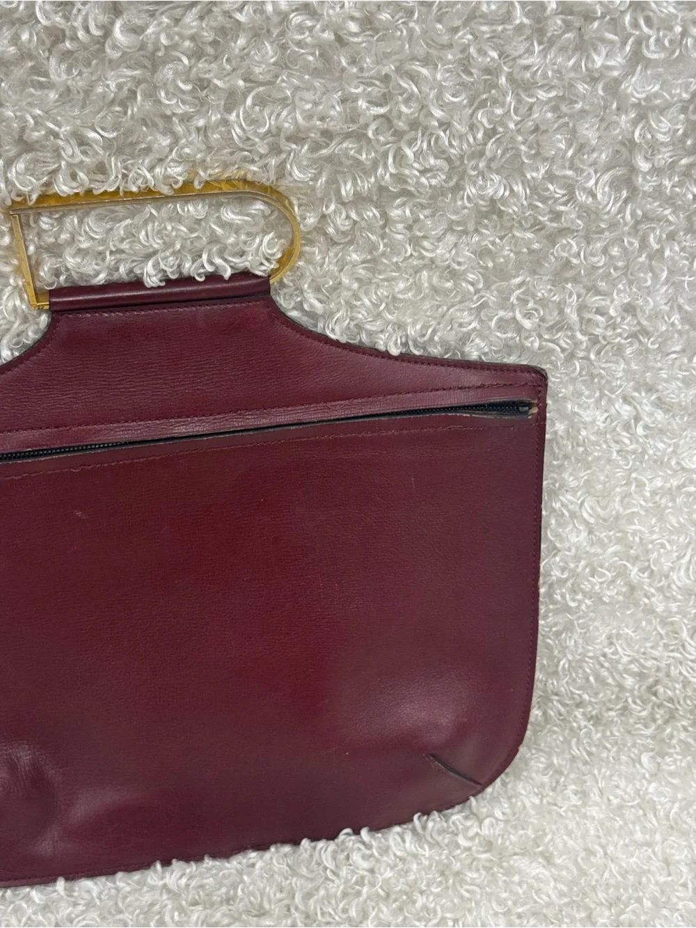 Delvaux MODEL DEPOSE Women's Leather Clutch